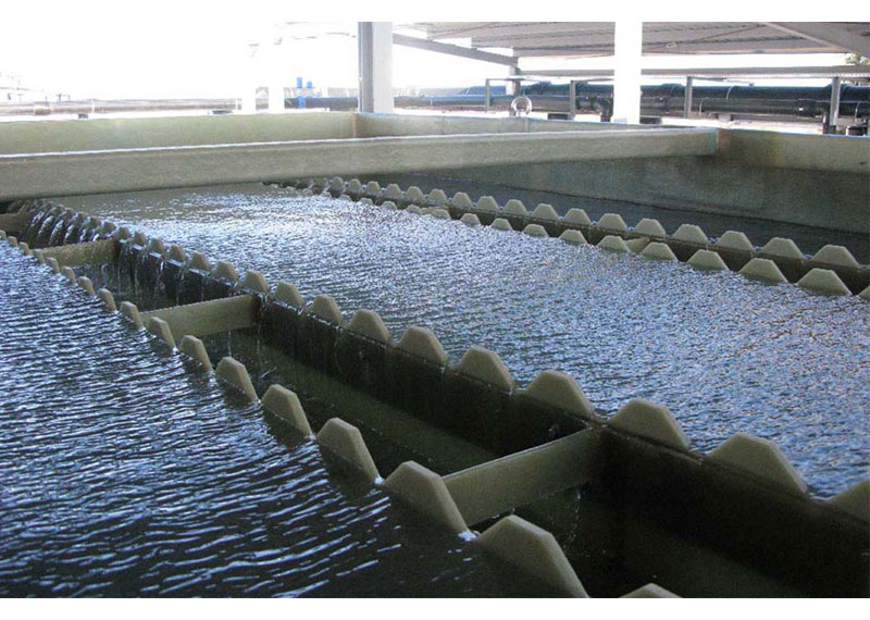 GRP lamellar clarifiers